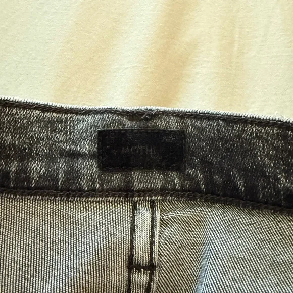 MOTHER Wrapper Patch Spingy Ankle Jogger Jeans (color: Train Stops) - Picture 6 of 7